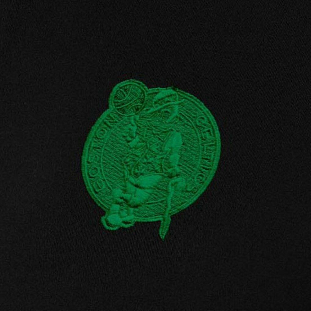 Boston Celtics Antigua Women's St. Patrick's Day Intent Quarter-Zip Top Black