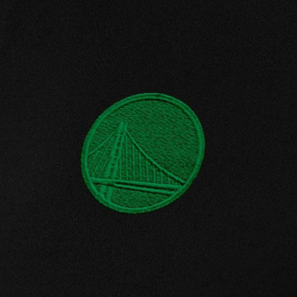 Golden State Warriors Antigua Women's St. Patrick's Day Intent Quarter-Zip Top Black