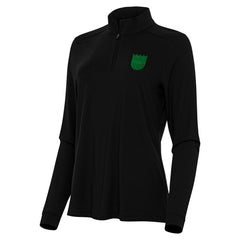 Sacramento Kings Antigua Women's St. Patrick's Day Intent Quarter-Zip Top Black
