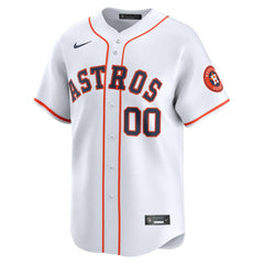Houston Astros Nike Home Limited Custom Jersey - White Jerseys