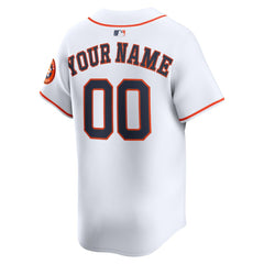 Houston Astros Nike Home Limited Custom Jersey - White Jerseys