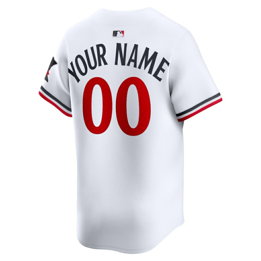 Minnesota Twins Nike Home Limited Custom Jersey - White Jerseys