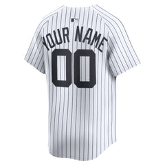New York Yankees Nike Home Limited Custom Jersey - White Jerseys