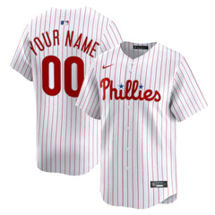 Philadelphia Phillies Nike Home Limited Custom Jersey - White Jerseys