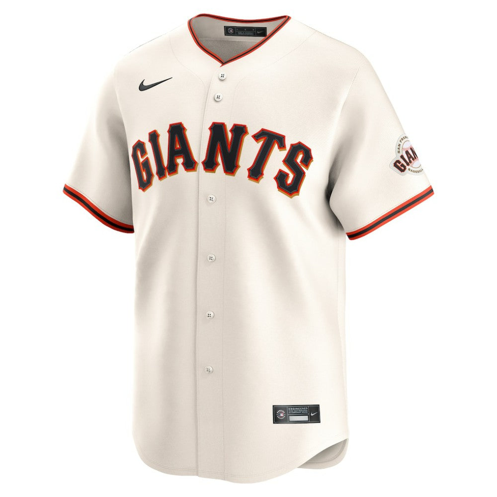 San Francisco Giants Nike Home Limited Custom Jersey - Cream Jerseys