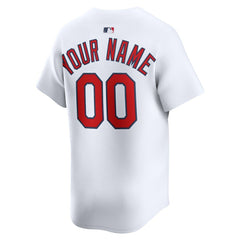 St. Louis Cardinals Nike Home Limited Custom Jersey - White Jerseys