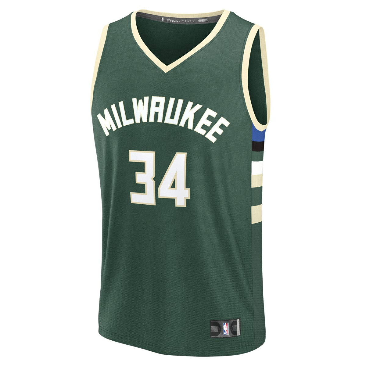 Giannis Antetokounmpo Milwaukee Bucks Fast Break Replica Player Jersey Icon Edition Hunter Green - Fanatics outlet