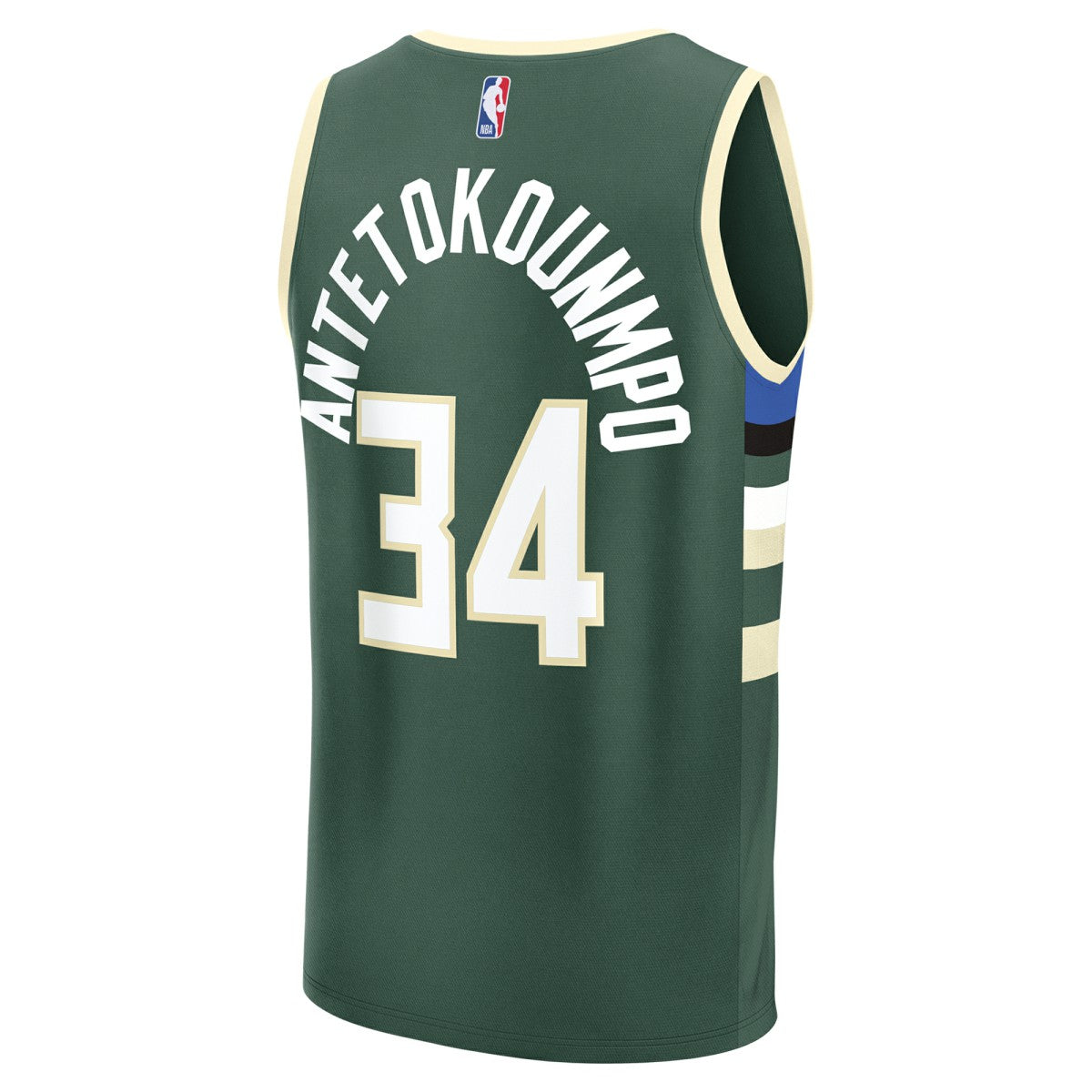 Giannis Antetokounmpo Milwaukee Bucks Youth Fast Break Replica Player Jersey Icon Edition Hunter Green - Fanatics