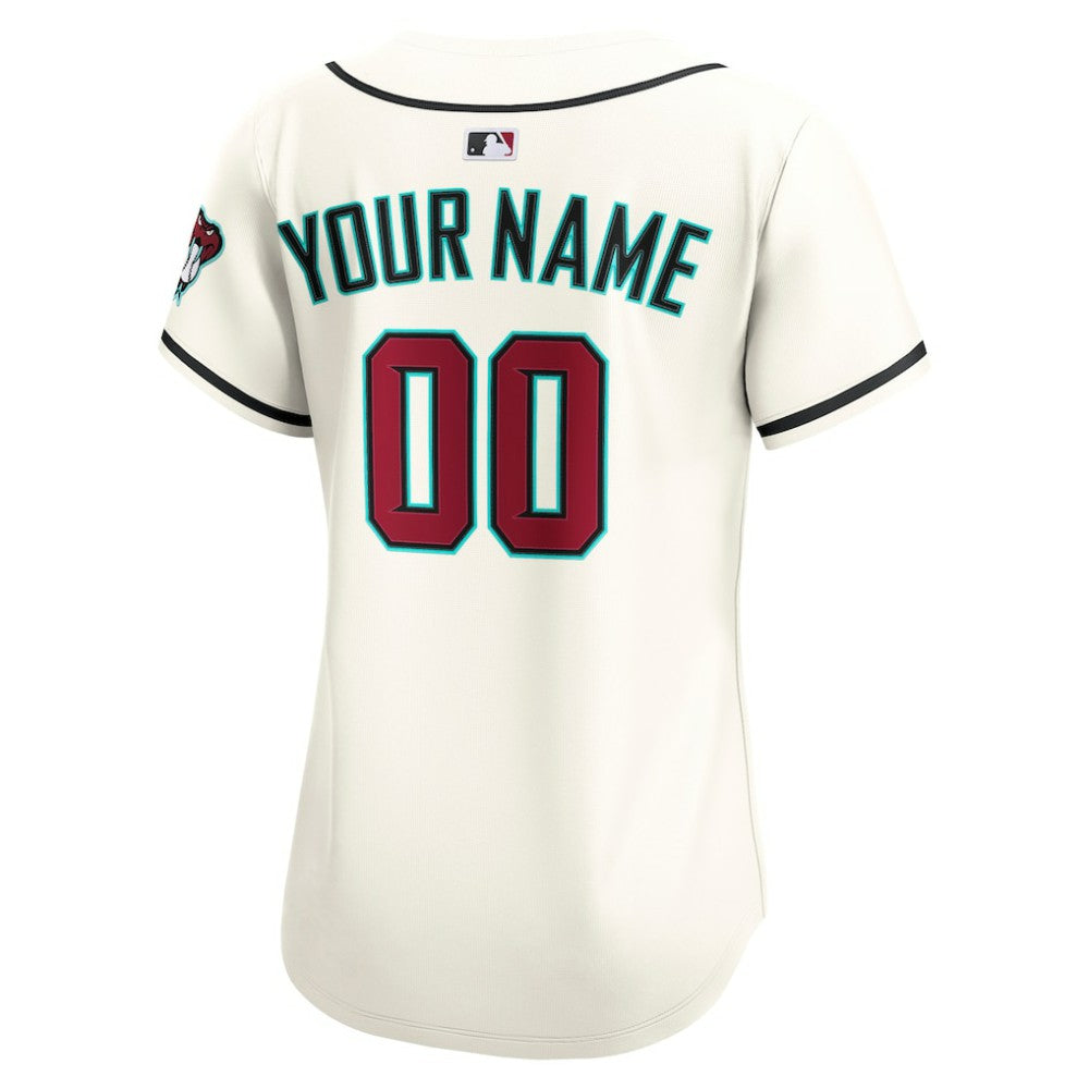 Arizona Diamondbacks Nike Women's Home Limited Custom Jersey - Cream Jerseys