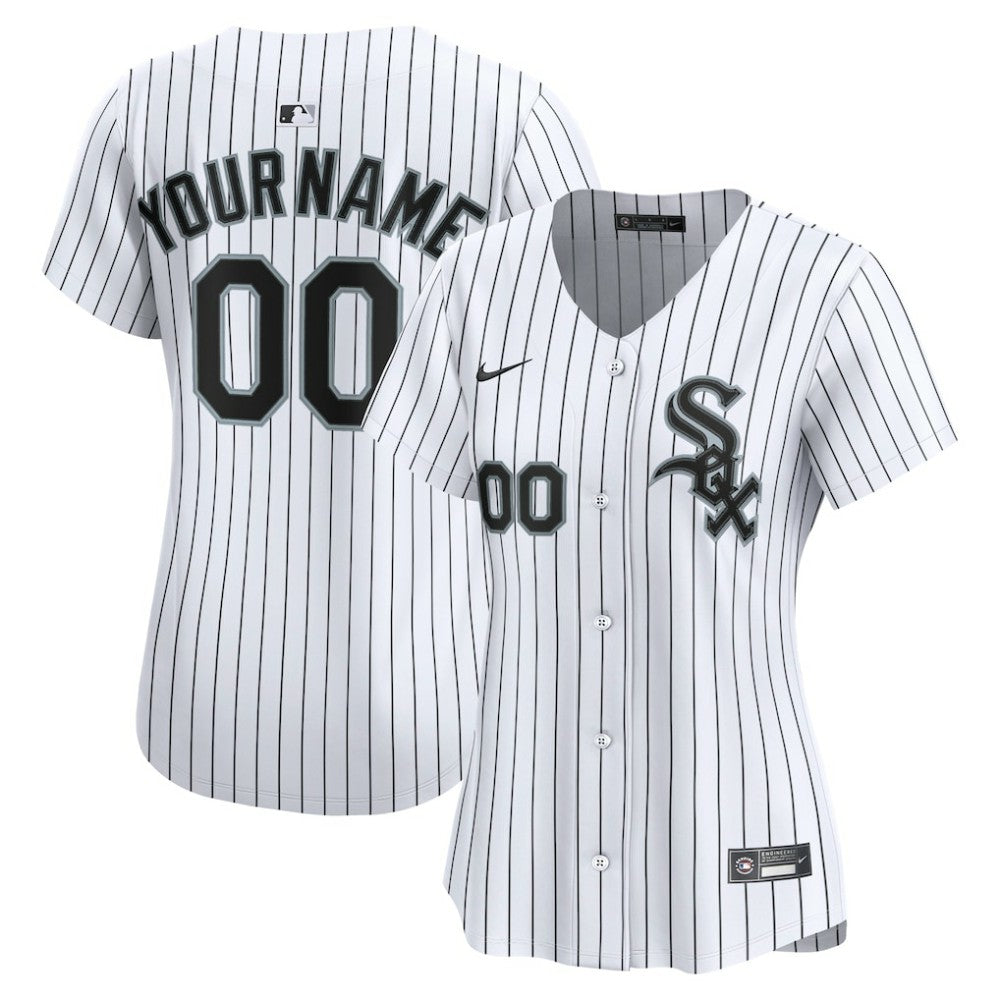 Chicago White Sox Nike Women's Home Limited Custom Jersey - White Jerseys