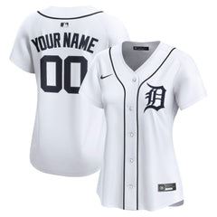 Detroit Tigers Nike Women's Home Limited Custom Jersey - White Jerseys