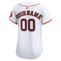 Houston Astros Nike Women's Home Limited Custom Jersey - White Jerseys
