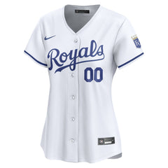 Kansas City Royals Nike Women's Home Limited Custom Jersey - White Jerseys