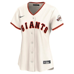 San Francisco Giants Nike Women's Home Limited Custom Jersey - Cream Jerseys
