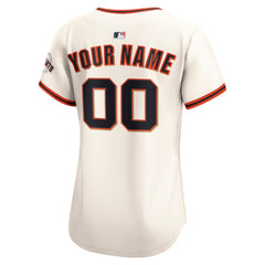 San Francisco Giants Nike Women's Home Limited Custom Jersey - Cream Jerseys