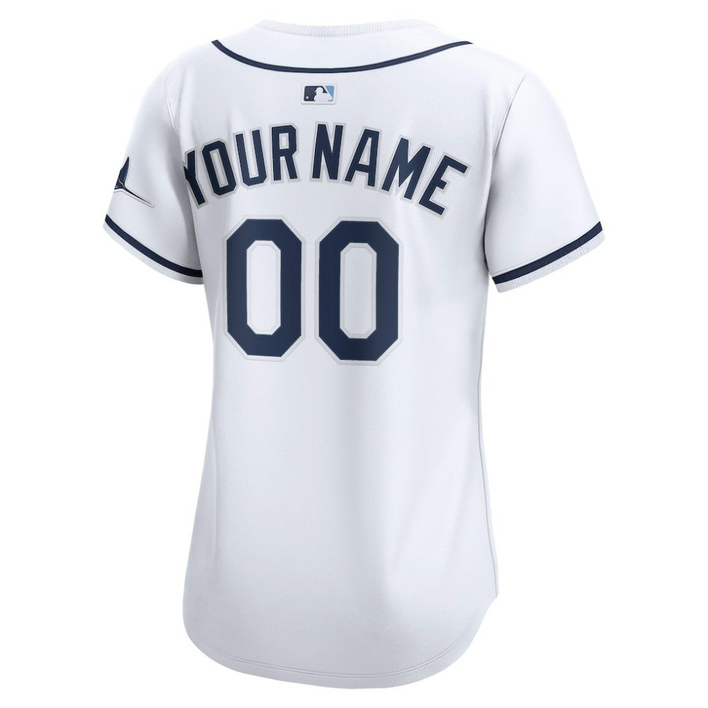 Tampa Bay Rays Nike Women's Home Limited Custom Jersey - White Jerseys