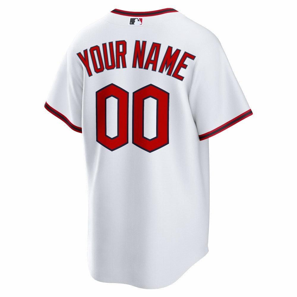 Cleveland Guardians Nike Home Custom Replica Jersey - White Jerseys