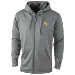 San Diego Padres Dunbrooke Trophy Full-Zip Hoodie - Gray Hoodies