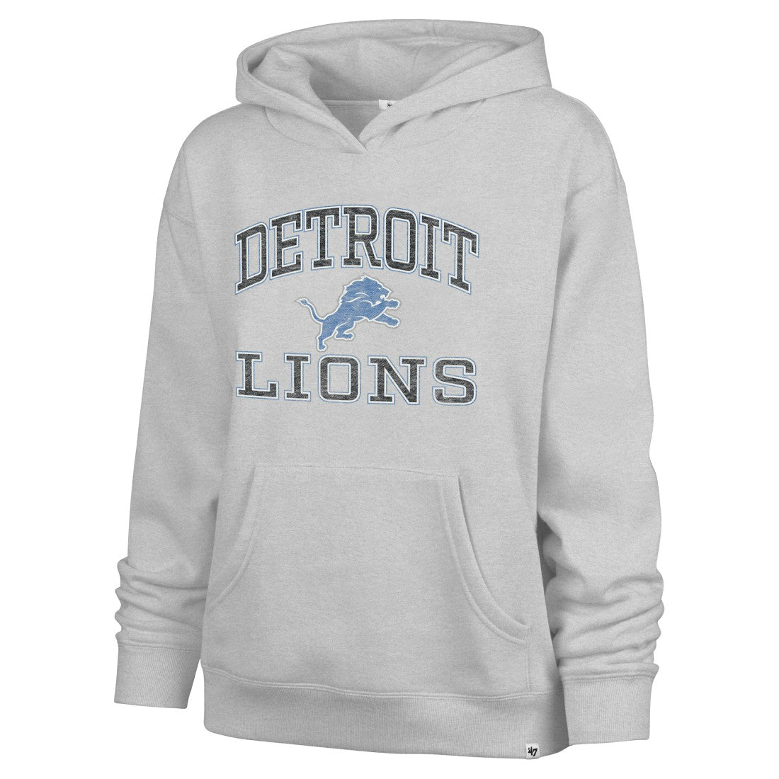Detroit Lions '47 Women's Clarity Naomi Hoodie - Gray Hoodies