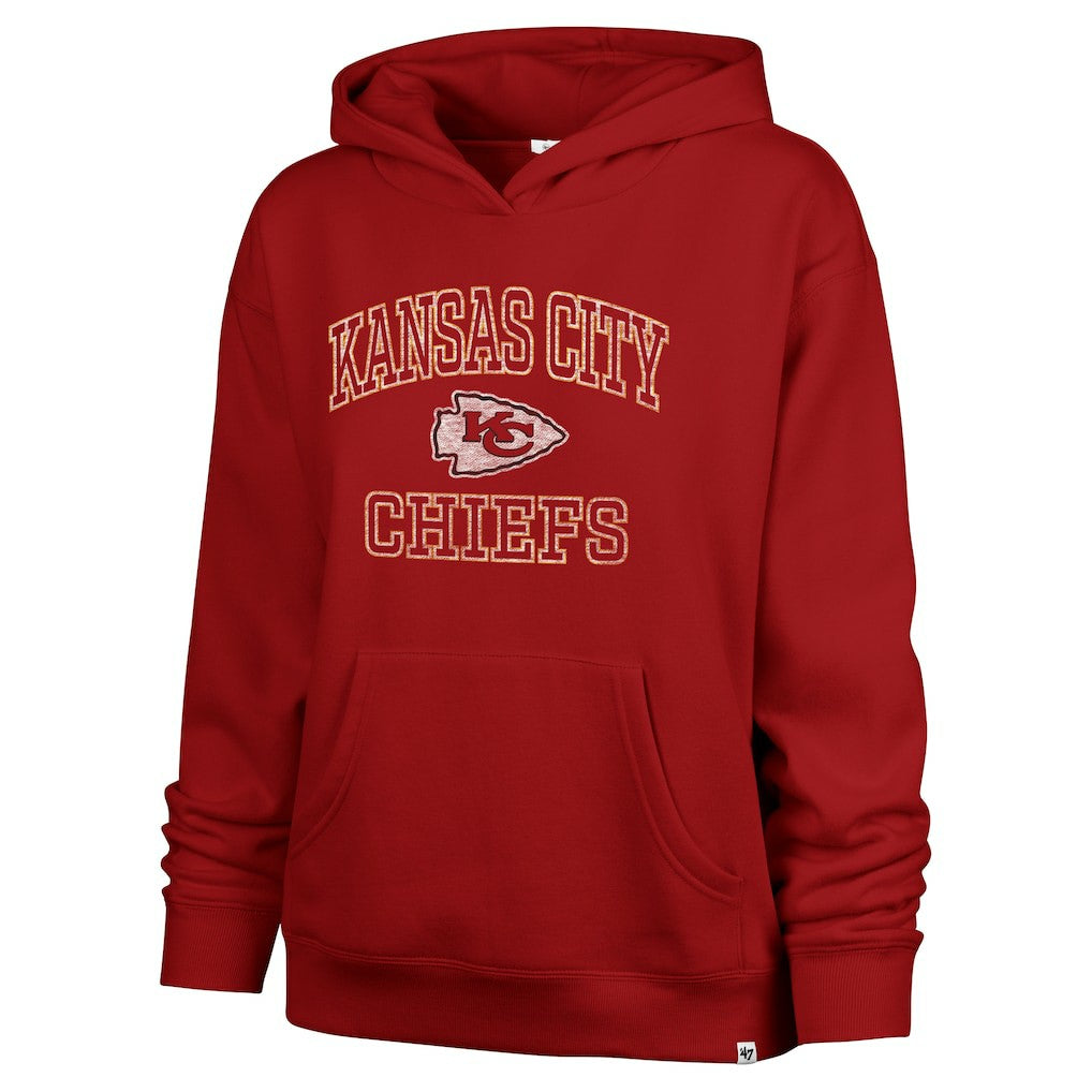 Kansas City Chiefs '47 Women's Clarity Naomi Hoodie - Red Hoodies