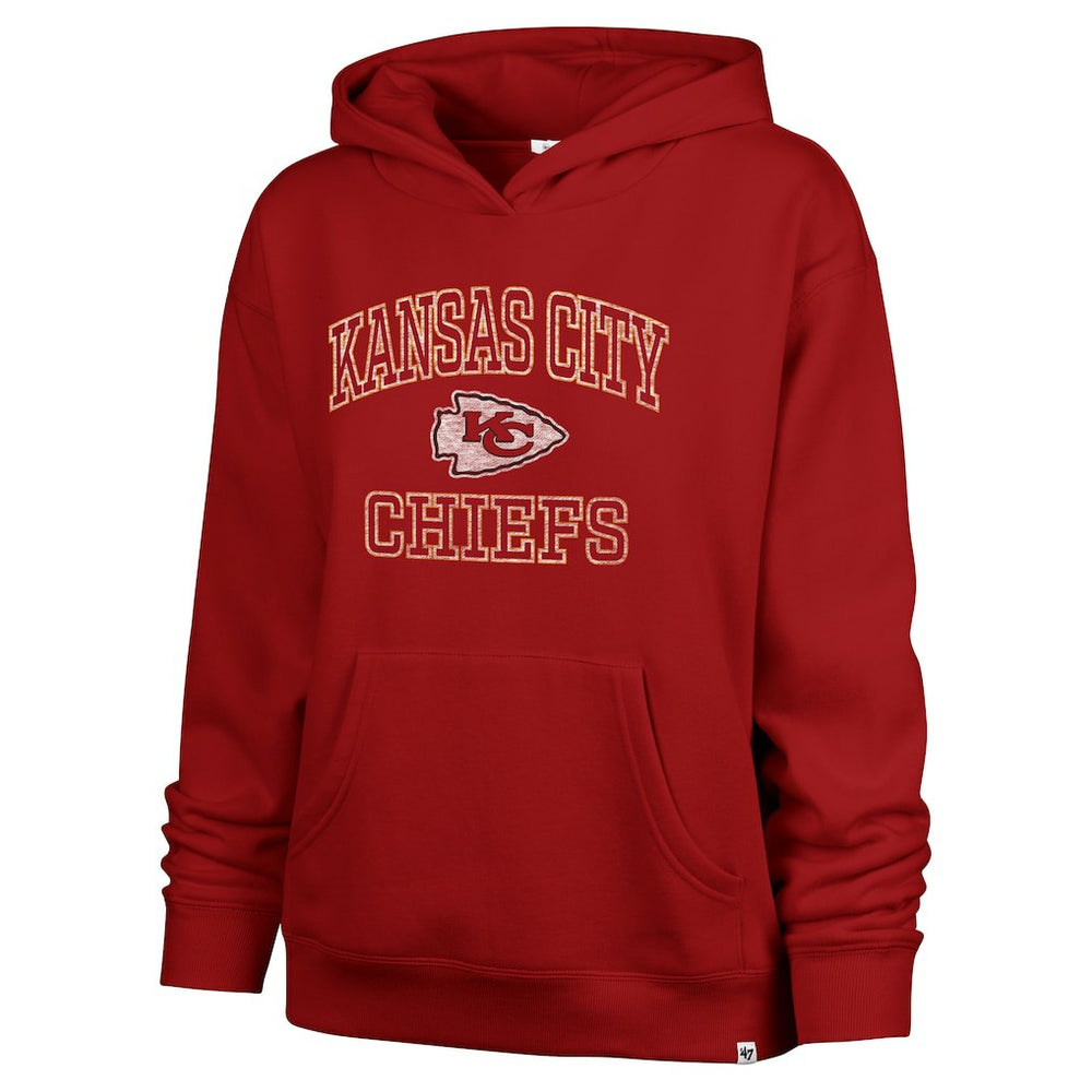Kansas City Chiefs '47 Women's Clarity Naomi Hoodie - Red Hoodies
