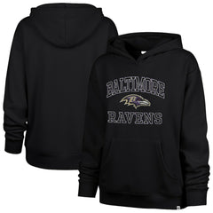 Baltimore Ravens '47 Women's Clarity Naomi Hoodie - Black Hoodies