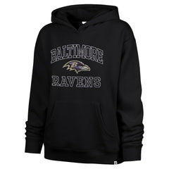 Baltimore Ravens '47 Women's Clarity Naomi Hoodie - Black Hoodies