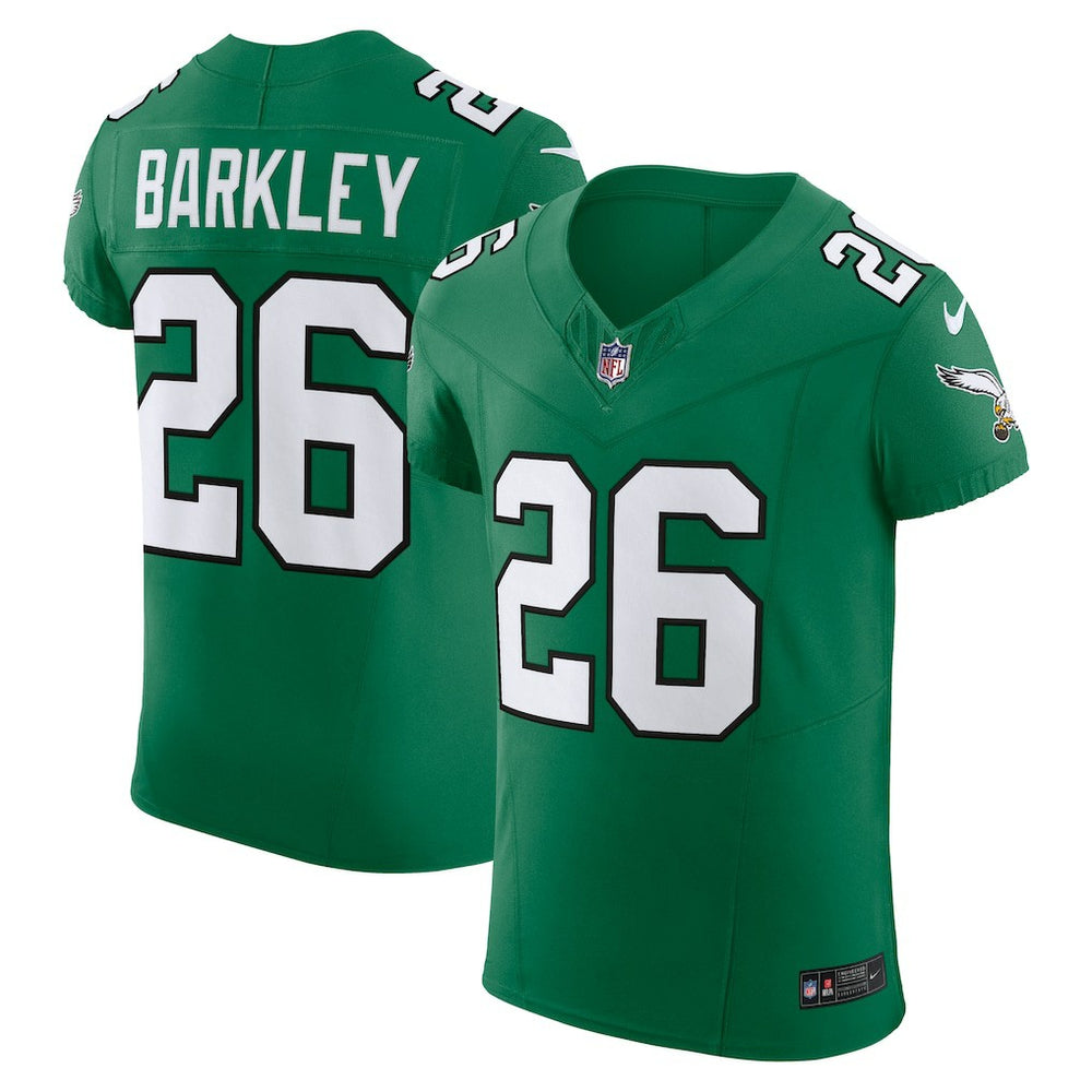 Saquon Barkley Philadelphia Eagles Alternate Vapor F.U.S.E. Elite Jersey - Kelly Green Jerseys