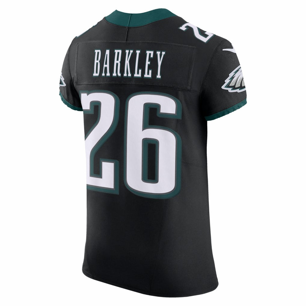 Saquon Barkley Philadelphia Eagles Alternate Vapor F.U.S.E. Elite Jersey - Black Jerseys