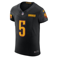 Jayden Daniels Washington Commanders Alternate Vapor F.U.S.E. Elite Jersey - Black Jerseys