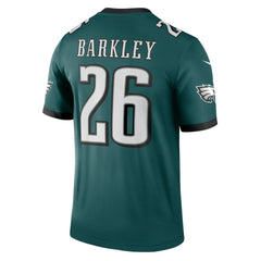Saquon Barkley Philadelphia Eagles Legend Player Performance Top - Midnight Green Tops