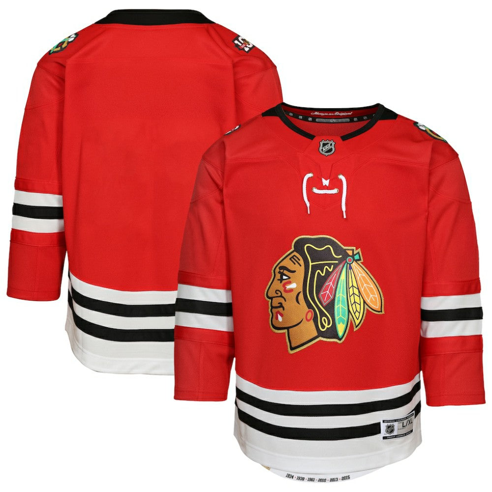 Chicago Blackhawks Youth Centennial Premier Jersey - Red | US 202652698