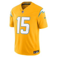 Ladd McConkey Los Angeles Chargers Alternate Charger Power Vapor F.U.S.E. Limited Jersey - Gold Jerseys