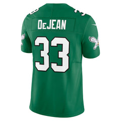 Cooper DeJean Philadelphia Eagles Alternate 2 Vapor F.U.S.E. Limited Jersey - Kelly Green Jerseys