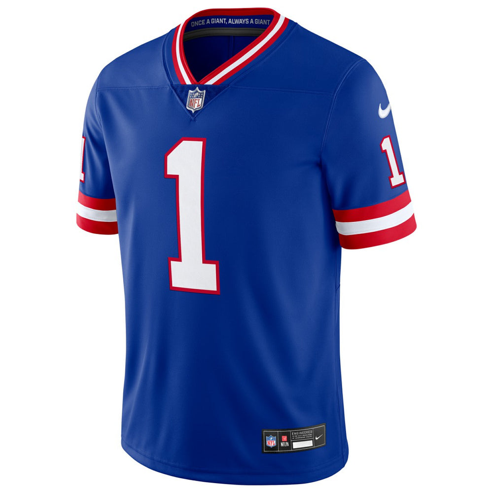 Malik Nabers New York Giants Alternate 2 Legacy Vapor Untouchable Limited Jersey - Royal Jerseys
