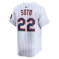 Juan Soto New York Mets Nike Home Limited Player Jersey - White Jerseys
