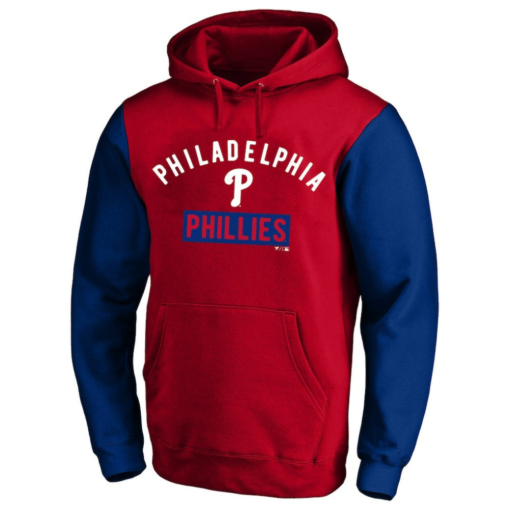 Bryce Harper Philadelphia Phillies Profile Big & Tall Name & Number Fleece Pullover Hoodie - Red Hoodies