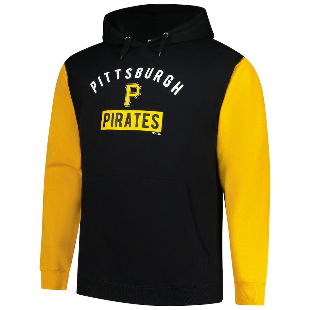 Paul Skenes Pittsburgh Pirates Profile Big & Tall Fleece Pullover Hoodie - Black Hoodies