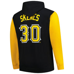 Paul Skenes Pittsburgh Pirates Profile Big & Tall Fleece Pullover Hoodie - Black Hoodies