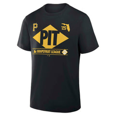 Pittsburgh Pirates Fanatics 2025 Spring Training Grapefruit League True Icon T-Shirt - Black T-shirts