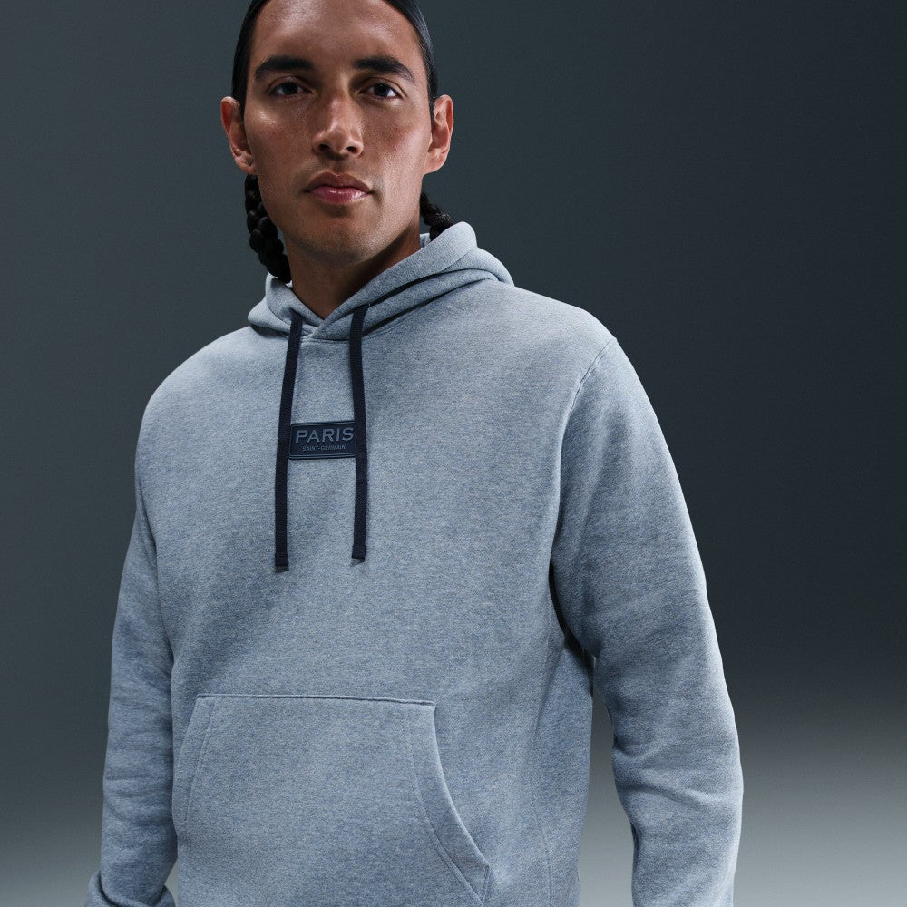 Paris Saint-Germain Club Pullover Hoodie Heather Navy - Nike sale