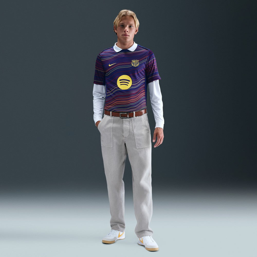 Barcelona Home 2025/26 Academy Pro Pre-Match Top Navy - Nike online
