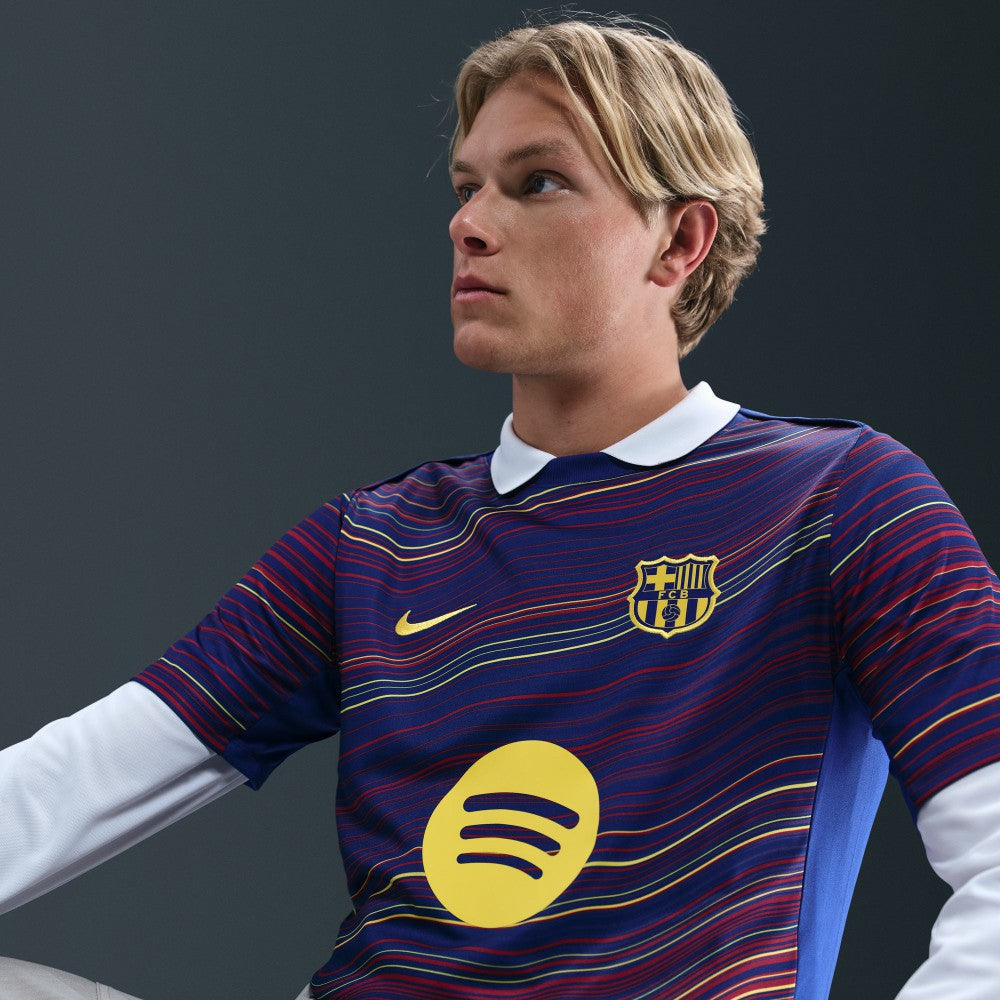 Barcelona Home 2025/26 Academy Pro Pre-Match Top Navy - Nike online