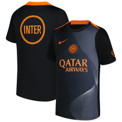 Inter Milan Youth 2025/26 Third Academy Pro Pre-Match Dri-Fit Top Black - Nike outlet