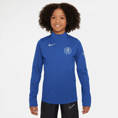 Chelsea Youth 2025/26 Strike Drill Quarter-Zip Dri-FIT Long Sleeve Top Blue - Nike outlet