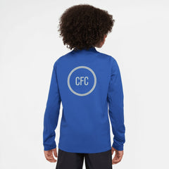 Chelsea Youth 2025/26 Strike Drill Quarter-Zip Dri-FIT Long Sleeve Top Blue - Nike outlet
