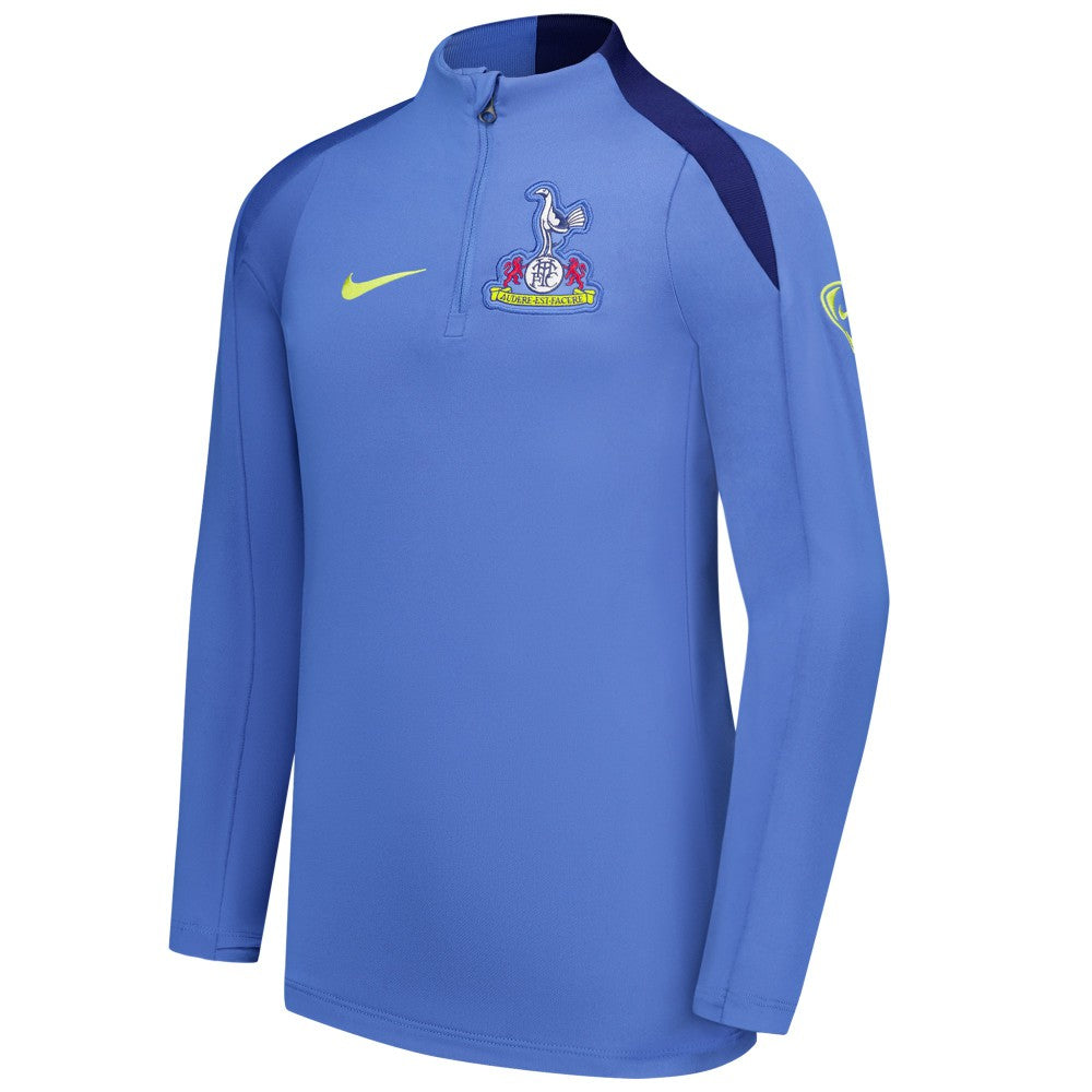 Tottenham Hotspur Youth 2025/26 Strike Drill Quarter-Zip Dri-FIT Long Sleeve Top Blue - Nike discount