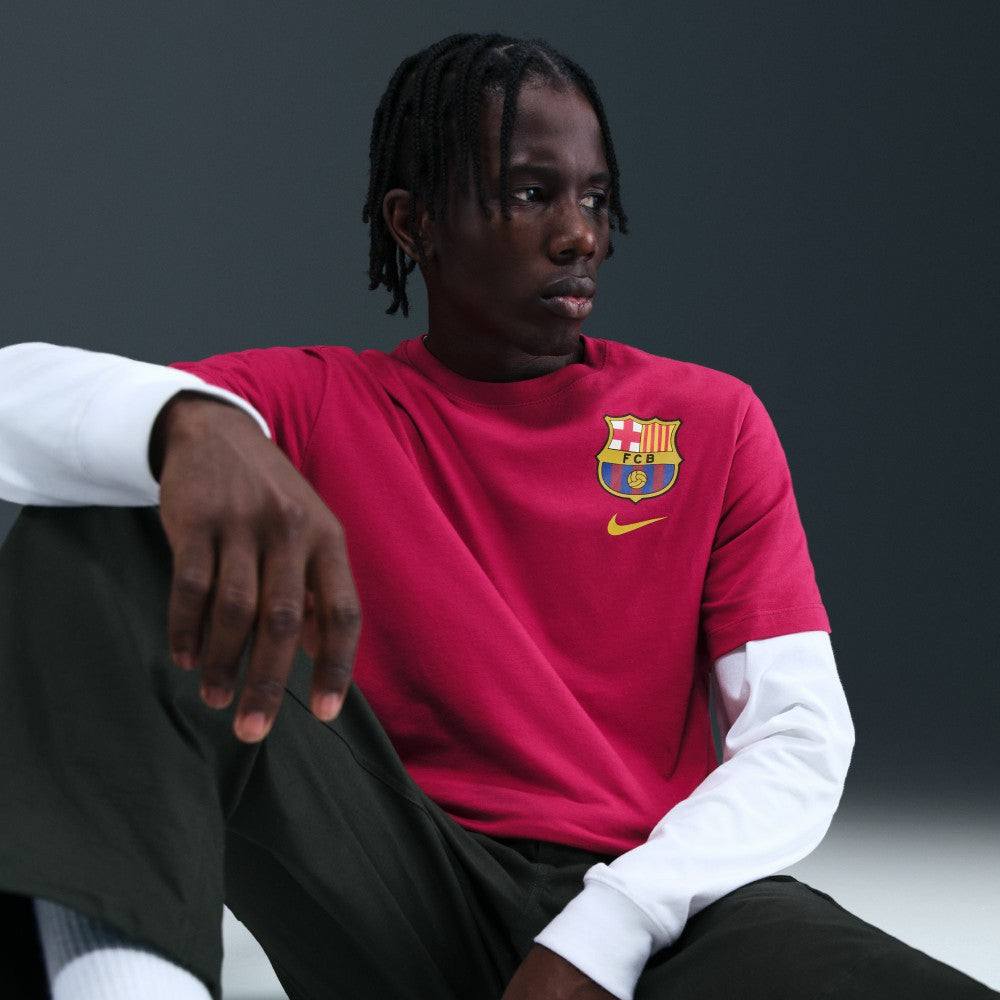 Barcelona Crest T-Shirt Red - Nike on sale