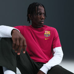Barcelona Crest T-Shirt Red - Nike on sale