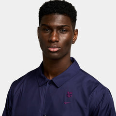 Barcelona Club Coaches Full-Snap Jacket Navy - Nike sale
